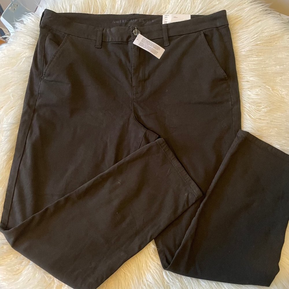 American Eagle Outfitters Women's Black Denim Stretch  Skinny Pants